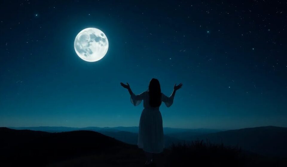 poema hablando con la luna